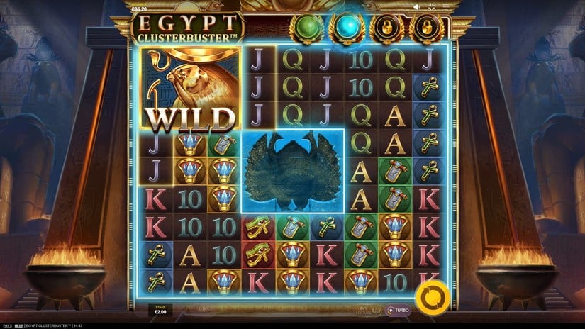Egypt Clusterbuster slot screen 6