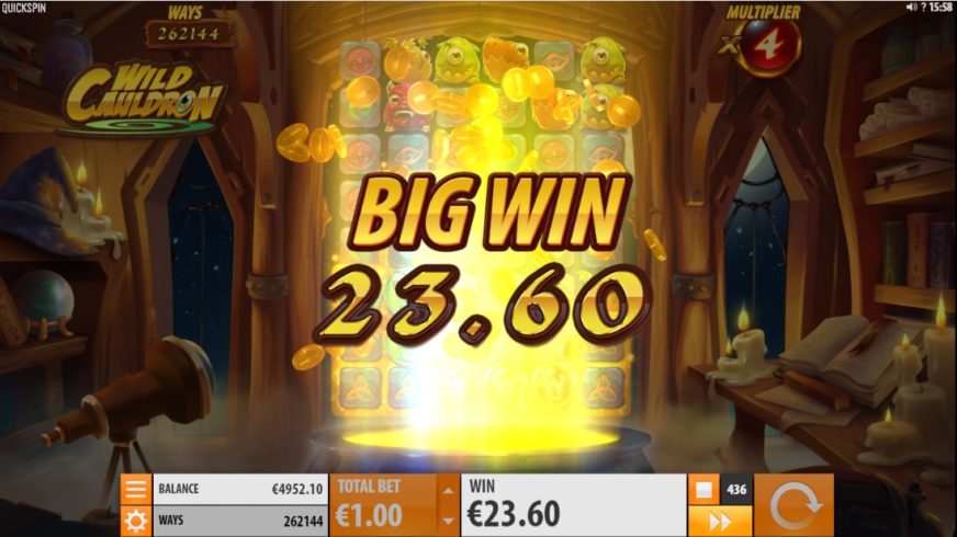 Wild Cauldron slot screen 4