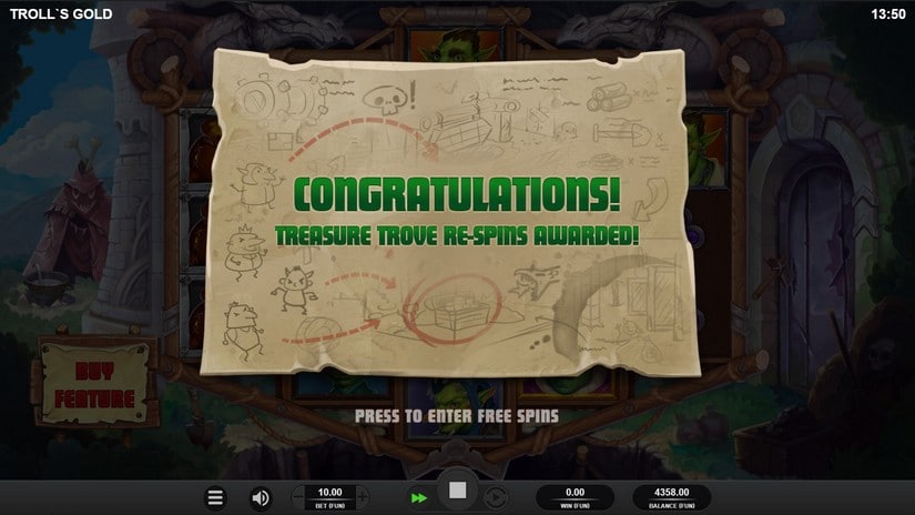Troll’s Gold slot screen 3