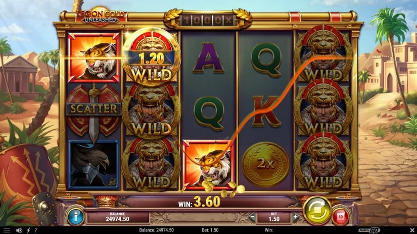 Legion Gold Unleashed slot screen 4