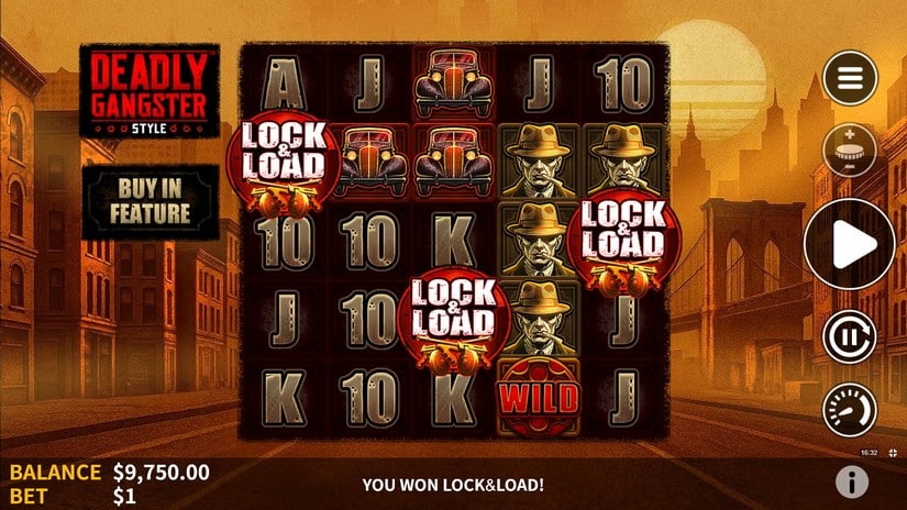 Deadly Gangster Style slot screen 2