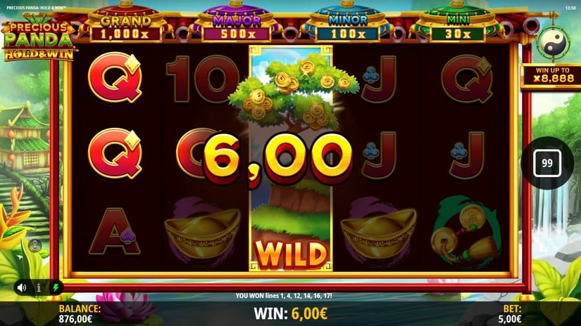 Precious Panda: Hold & Win slot screen 3