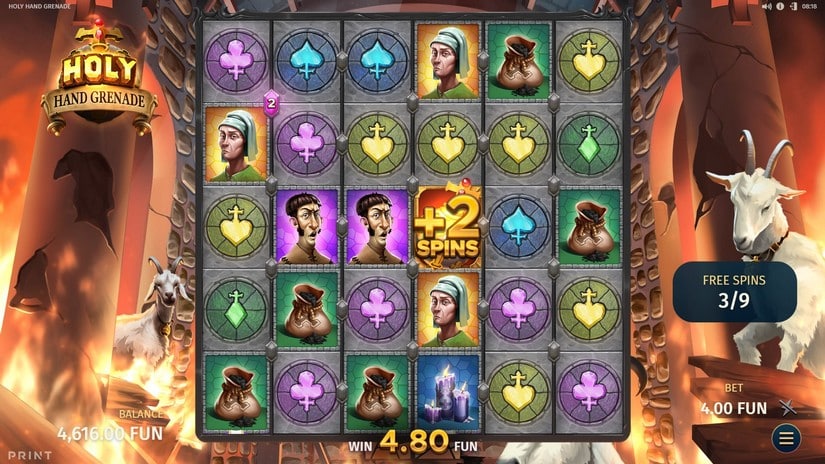 Holy Hand Grenade slot screen 4