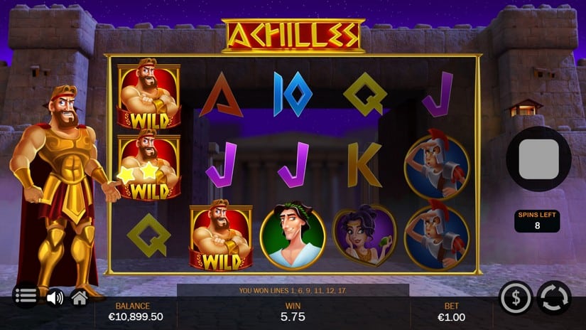 Achilles slot screen 5