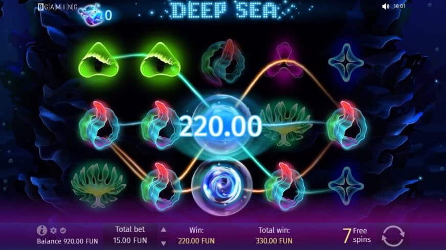 Deep Sea slot screen 3