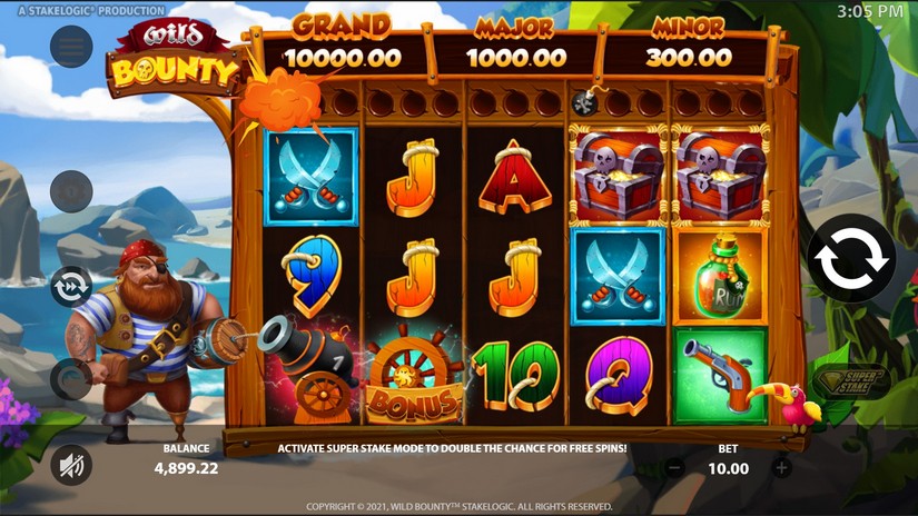 Wild Bounty slot screen 2