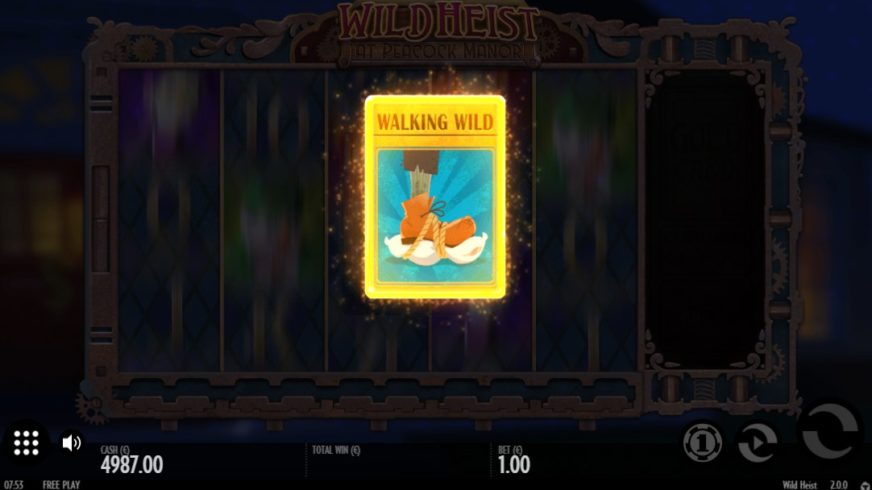 Wild Heist at Peacock Manor slot screen 2