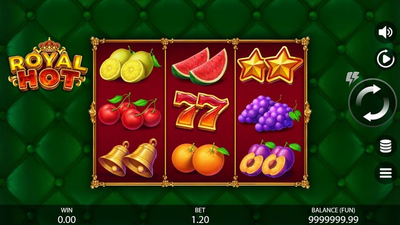 Royal Hot slot screen 1