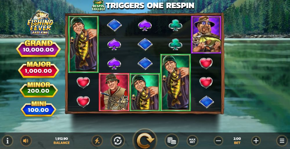 Fishing Fever Bass King free slot