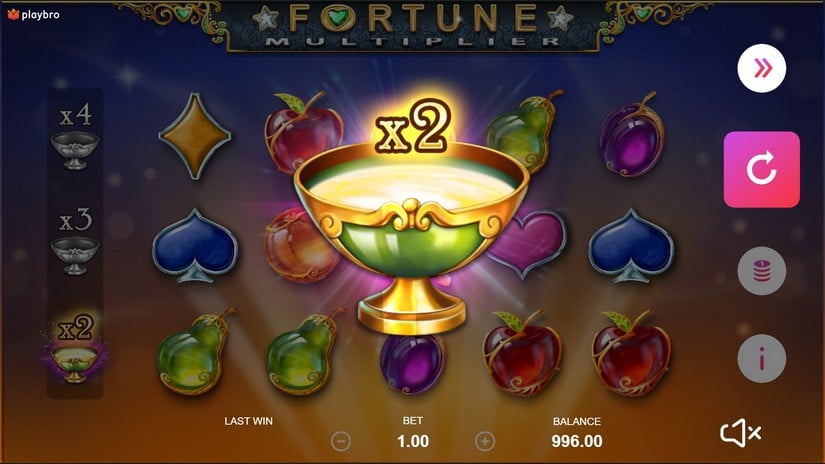 Fortune Multiplier slot screen 2