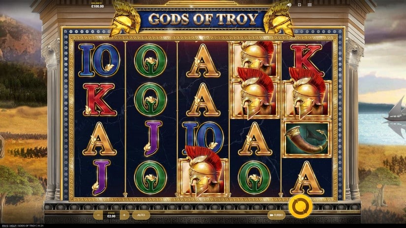 Gods Of Troy slot screen 1