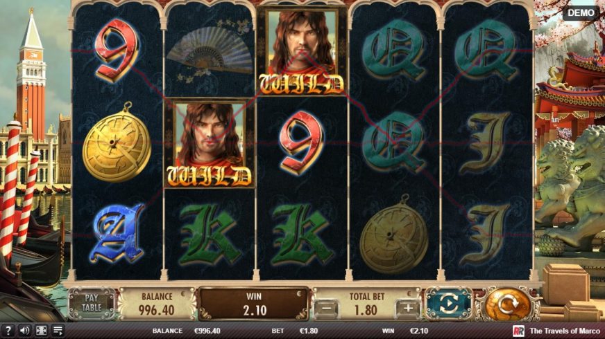 The Travels Of Marco slot screen 2