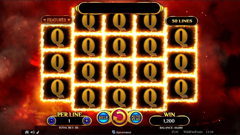 Wildfire Fruits slot screen 2