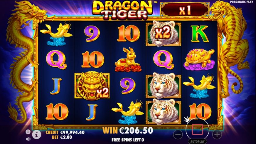 Dragon Tiger slot screen 6