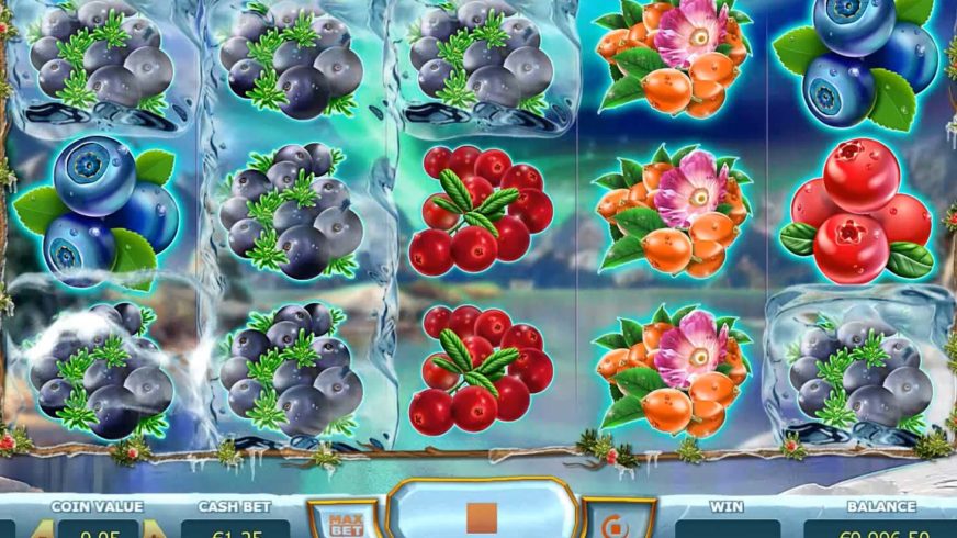 Winterberries slot screen 2