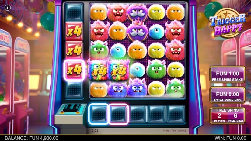 Trigger Happy slot screen 3
