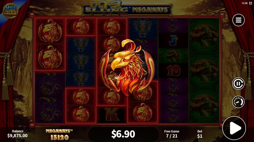 Si Ling Megaways slot screen 4