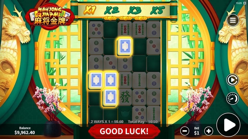 Mahjong Jinpai slot screen 3