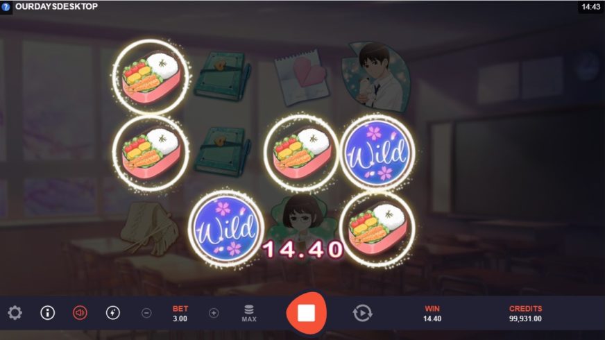 Our Days slot screen 4