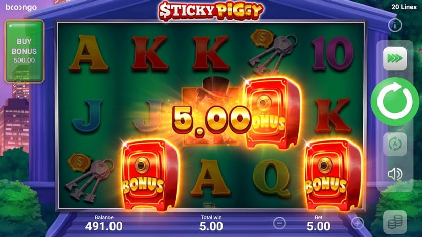 Sticky Piggy slot screen 3