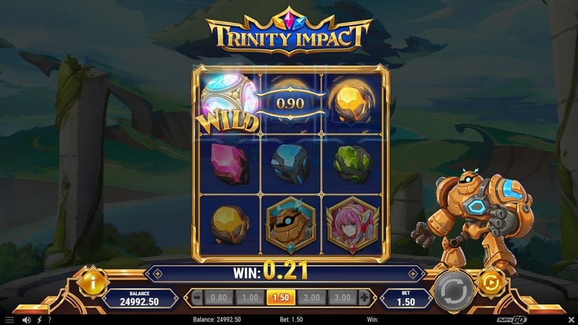 Trinity Impact slot screen 3