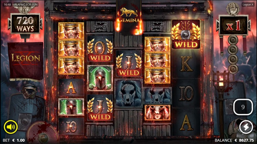 Legion X slot screen 7