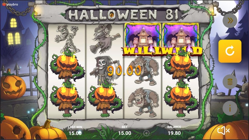 Halloween 81 slot screen 1