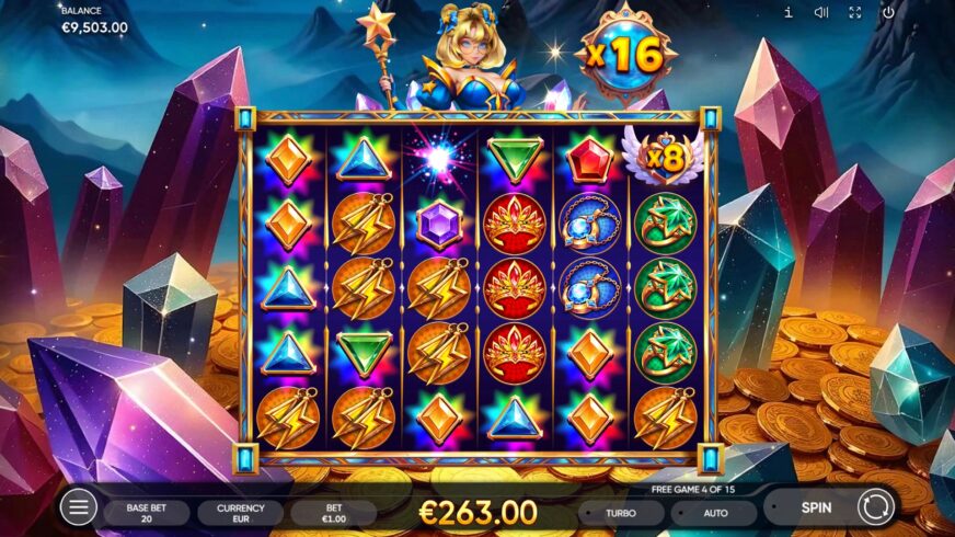 Starshine Crystals slot screen 5