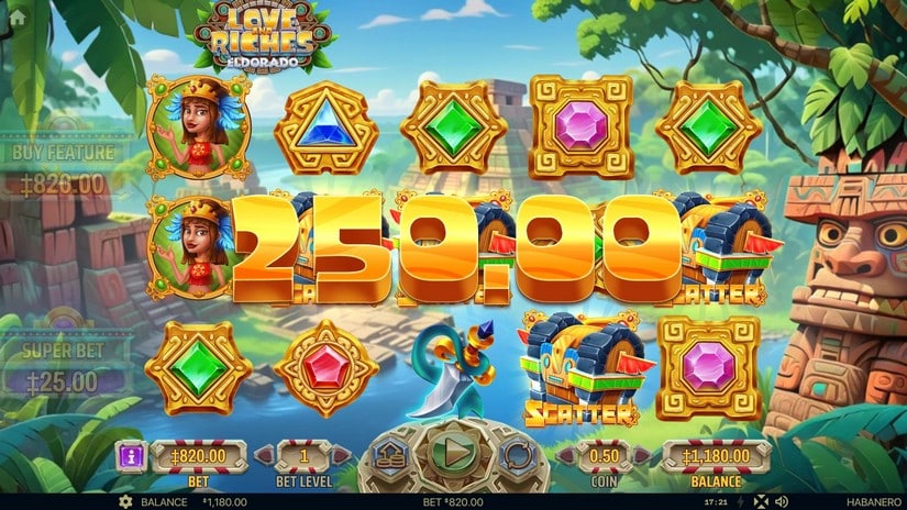Love And Riches: Eldorado slot screen 2