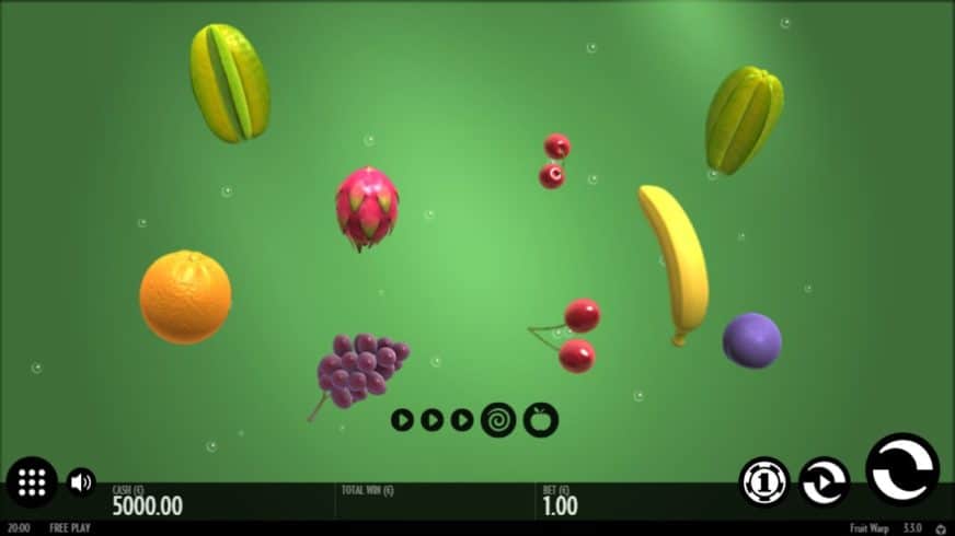 Fruit Warp slot screen 1