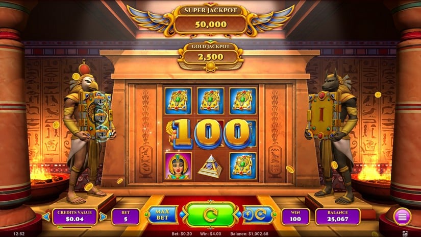 Cleopatra’s Diary slot screen 4