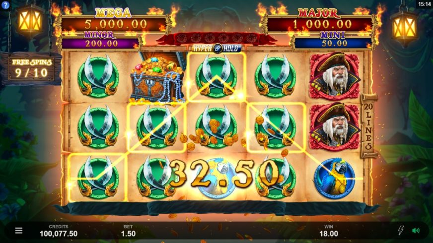 Adventures of Doubloon Island slot screen 5
