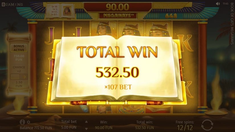 Book of Cats MEGAWAYS slot screen 8