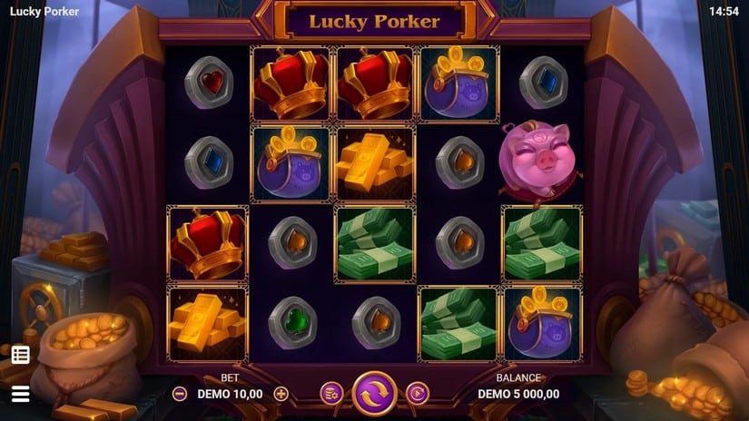 Lucky Porker slot screen 1