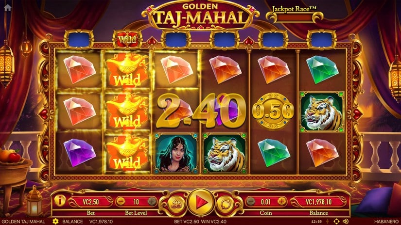 Golden Taj Mahal slot screen 3