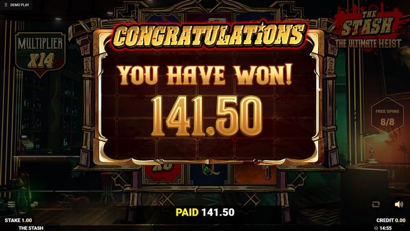 The Stash slot screen 7