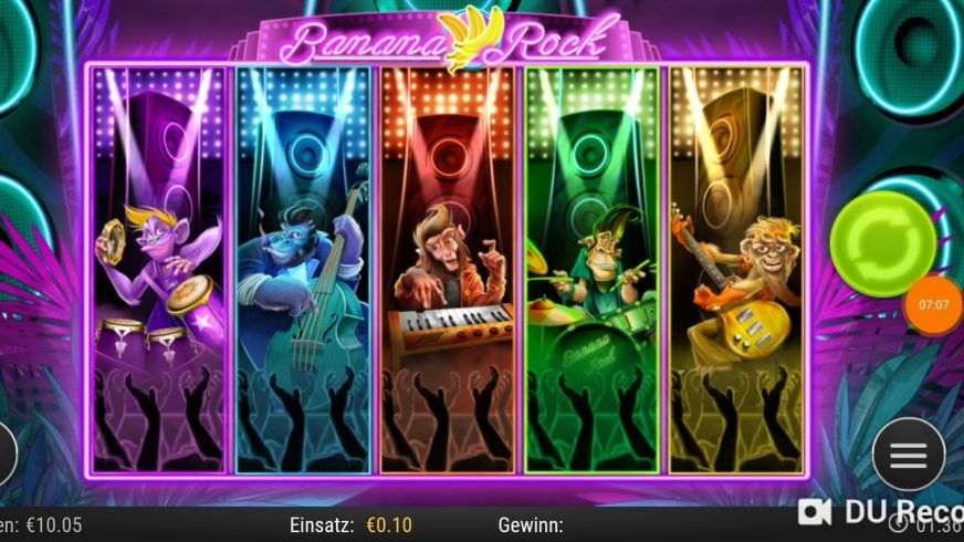 Banana Rock slot screen 1