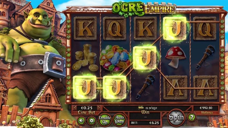 Ogre Empire slot screen 2