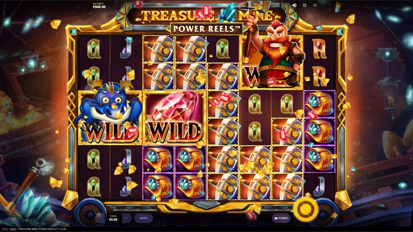 Treasure Mine Power Reels slot screen 2