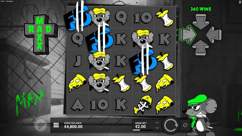 Rad Maxx slot screen 2