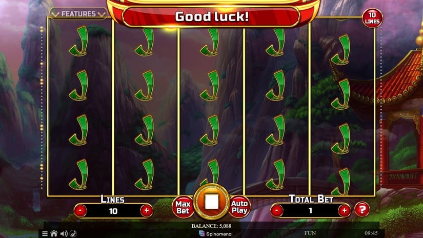 Year of the Tiger slot screen 3