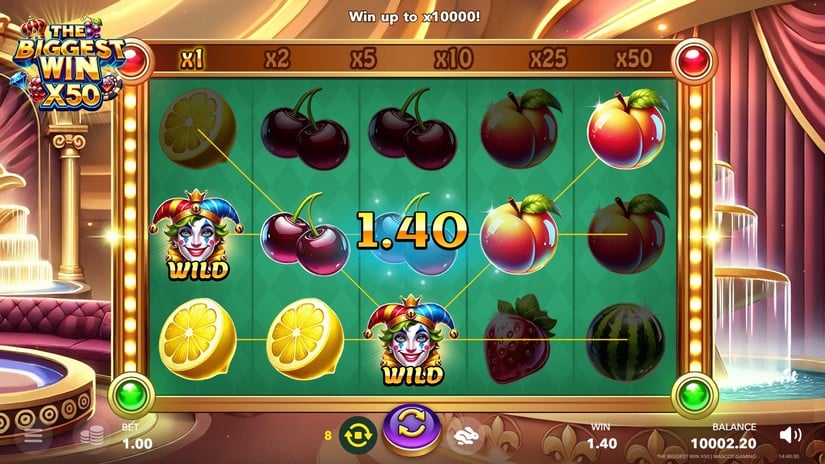 The Biggest Win x50 slot screen 3