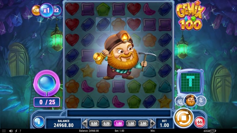 Gemix 100 slot screen 3