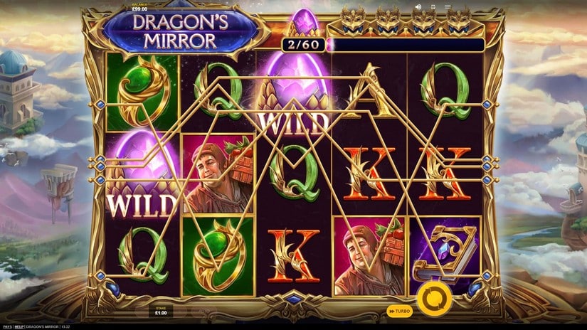 Dragon’s Mirror slot screen 2