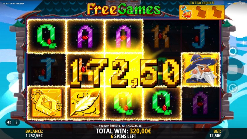 Secrets Of The Sorcerer slot screen 6