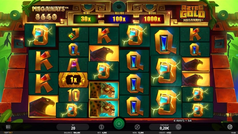 Aztec Gold Megaways slot screen 3