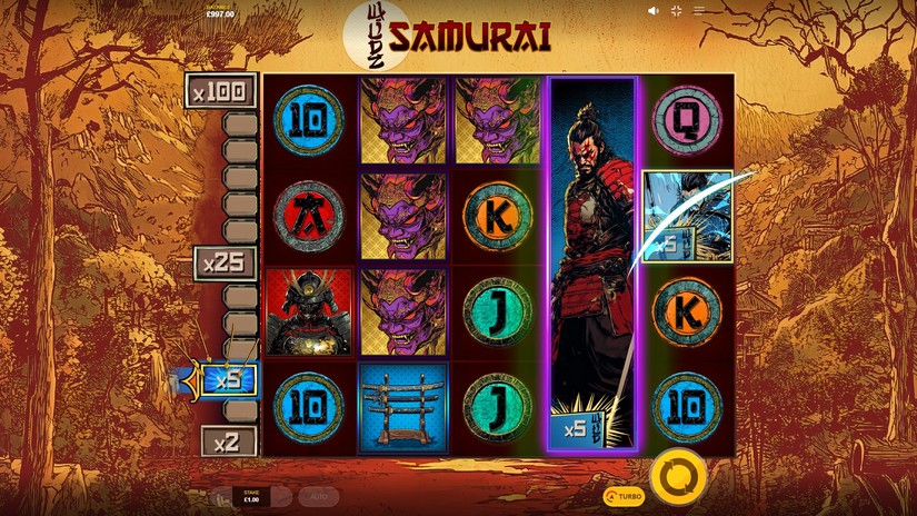 Samurai Wildz slot screen 2