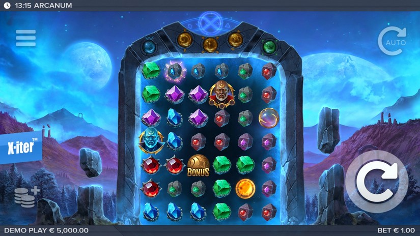 Arcanum slot screen 1
