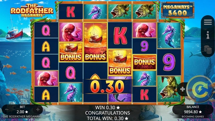 The Rodfather Megaways slot screen 3