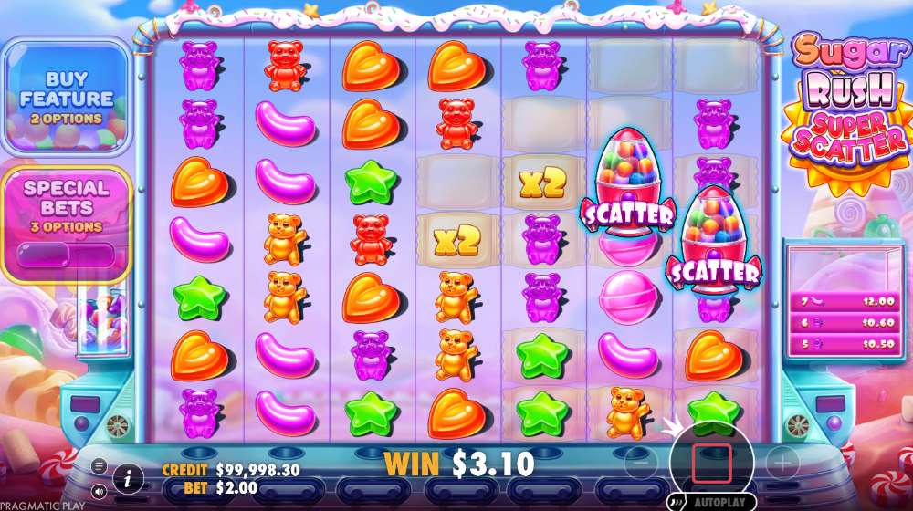Sugar Rush Super Scatter free slot